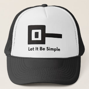 Let It Be Simple logo on baseball cap