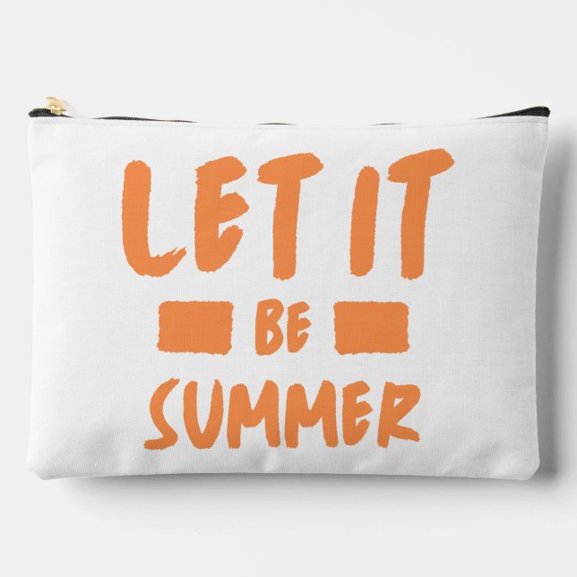 let it be summer accessory pouch (Front)