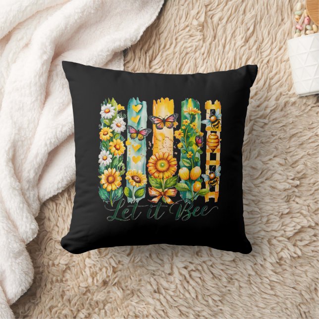 Let It Bee Cushion (Blanket)
