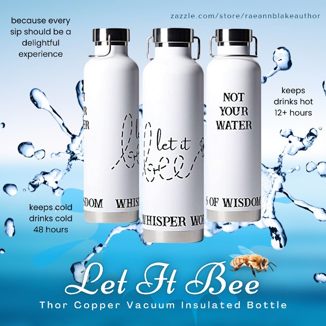 "Let It Bee" Thor Copper Vacuum Insulated Bottle (Creator Uploaded)