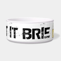 LET IT BRIE (BE) Funny Cheese Wedge Foodie Cooking