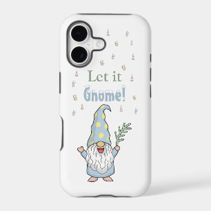 Let it Gnome Snow Cute Modern Winter