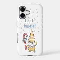 Let it Gnome Snow Cute Modern Winter Case-Mate iP