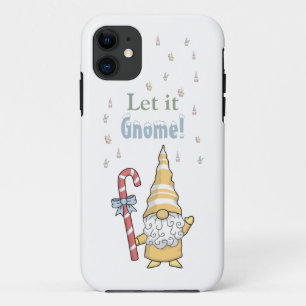 Let it Gnome Snow Cute Modern Winter  Case-Mate iP iPhone 11 Case