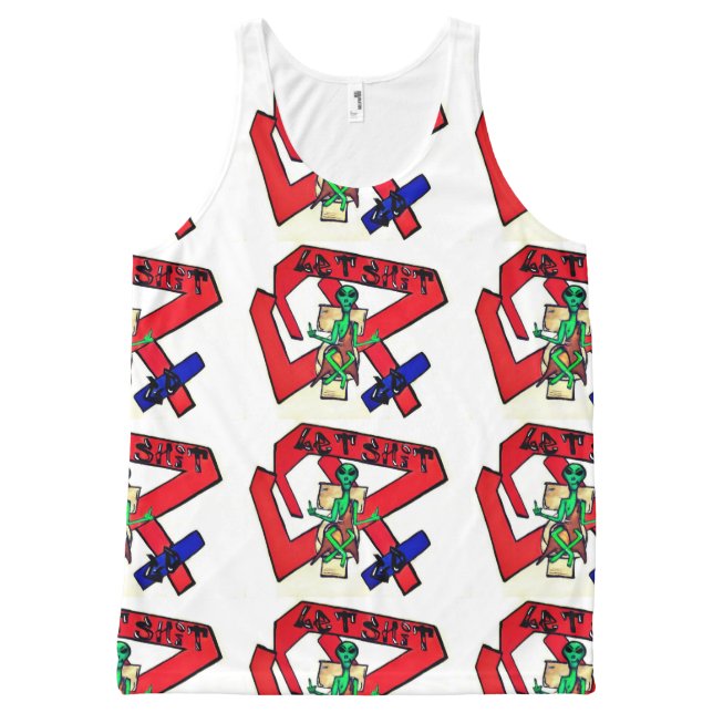 LET IT GO All-Over PRINT TANK TOP (Front)