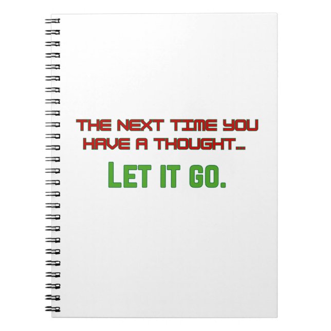 Let it go notebook (Front)