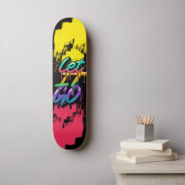 Let it Go Skateboard (Wall Art)