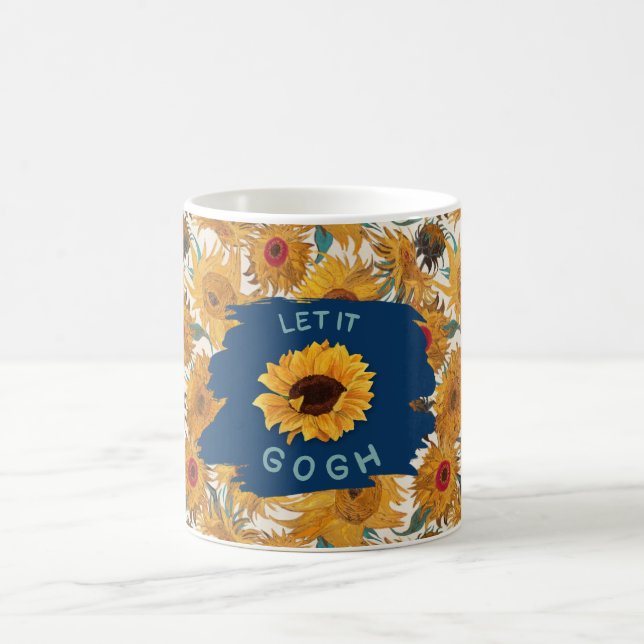 Let It Gogh Vincent Van Gogh Mug (Center)