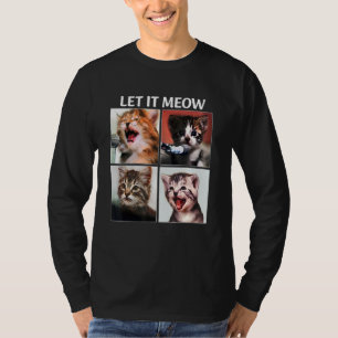 Let It Meow Cat Singer Music Kitten T-Shirt