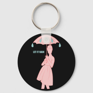 Let it Rain Key Ring