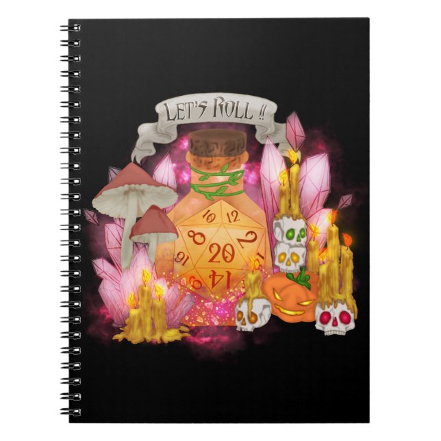 Let it Roll !! Spiral Photo Notebook (Front)