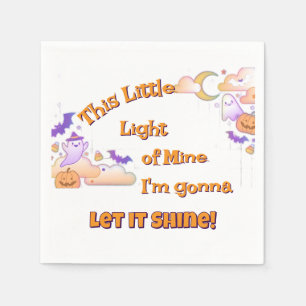 Let It Shine Christian Halloween Cocktail Napkins