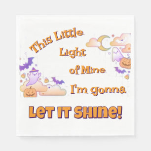 Let It Shine Christian Halloween Luncheon Napkins