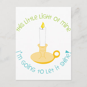 Let It Shine Postcard