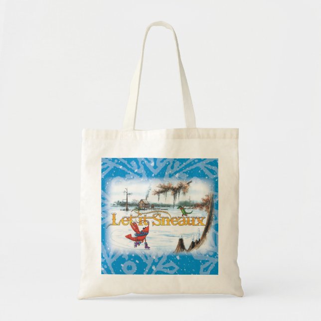 Let-it-Sneaux-Bag Tote Bag (Front)