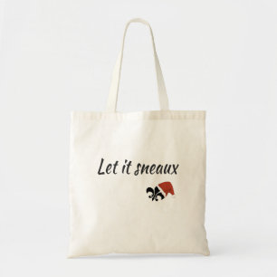 Let It Sneaux Louisiana Cajun Christmas Tote Bag