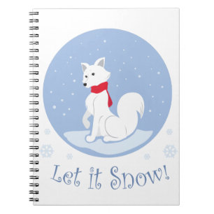 Let It Snow! (Arctic Fox) Notebook