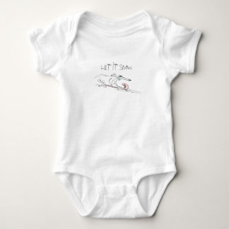Let It Snow Baby Bodysuit