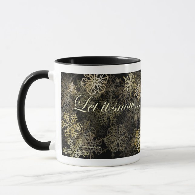 Let It Snow Blue Beach Song™ Combo Mug (Left)