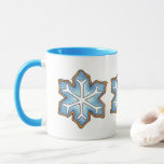 Let It Snow Blue Christmas Hanukkah Winter Holiday Mug<br><div class="desc">Mug features an original marker illustration of a delicious blue snowflake sugar cookie. Great for Christmas or Hanukkah!

Don't see what you're looking for? Need help with customisation? Click "contact this designer" to have something created just for you!</div>