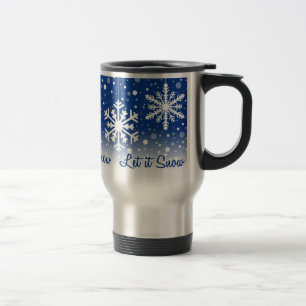 Let It Snow Blue - mug