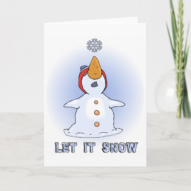 Let it Snow card (Front)