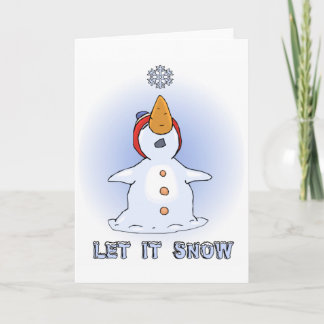 Let it Snow card