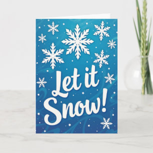 Let It Snow Card