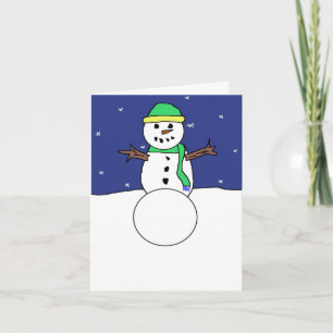"Let It Snow" card