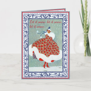 Let It Snow Christmas Card