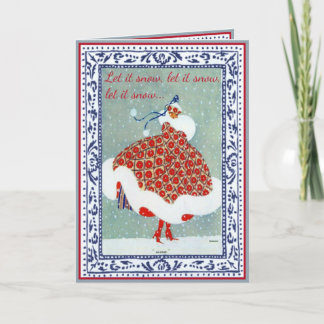 Let It Snow Christmas Card