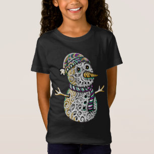 Let It Snow Christmas Cute Christmas Snowman T-Shirt