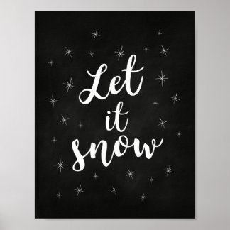 Let it snow; Christmas decor