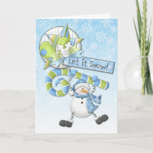 Let It Snow Christmas Greeting Cards