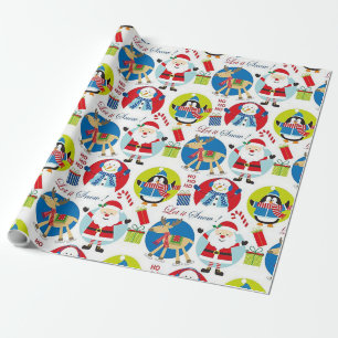 Let It Snow Christmas Wrapping Paper