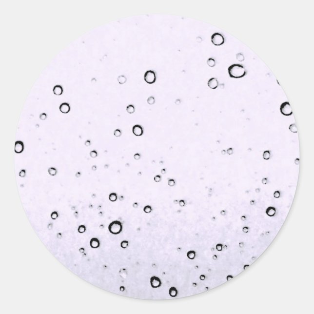 let-it-snow classic round sticker (Front)