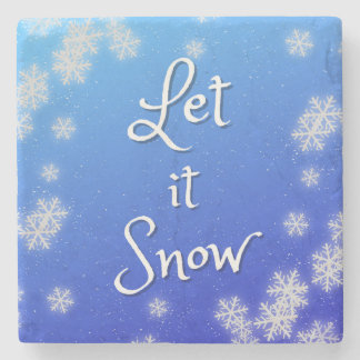 Let it Snow coasters
