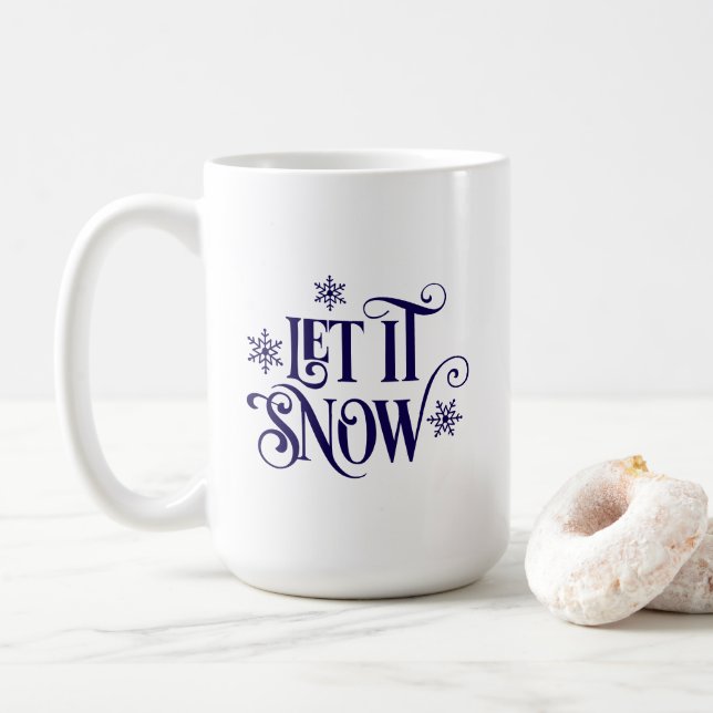 Let it Snow Coffee Mug (With Donut)