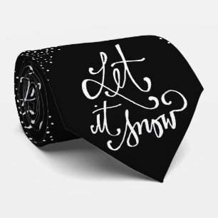 LET IT SNOW COOL CHRISTMAS TIE