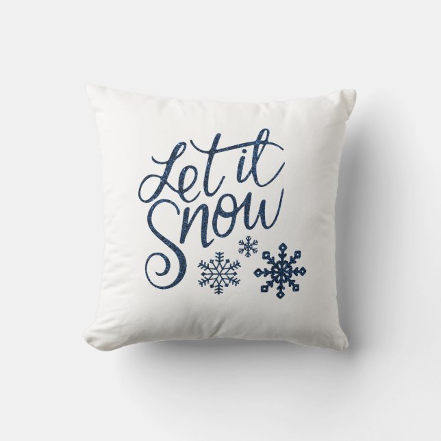 Let It Snow Cushion (Front)