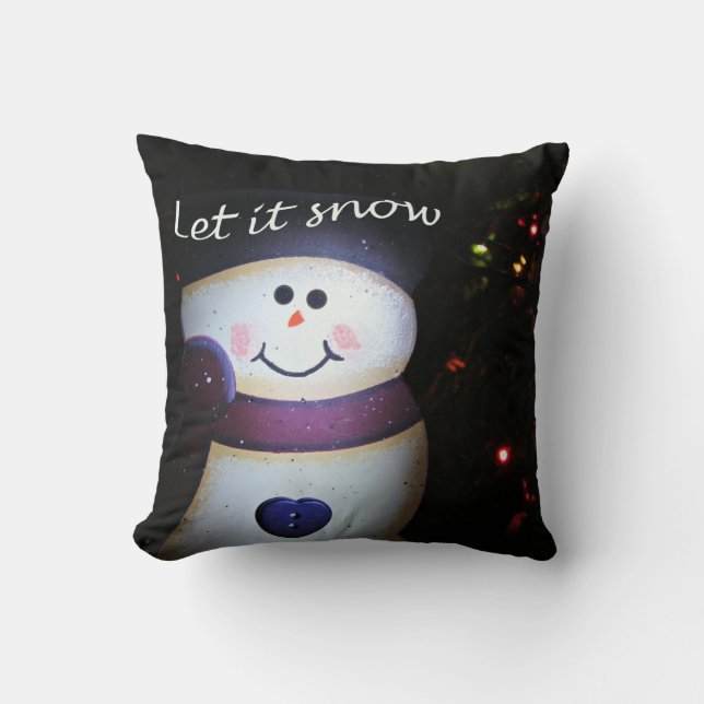 Let It Snow Cushion (Front)