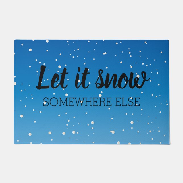 Let it Snow Doormat (Front)