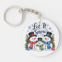 Let It Snow Family Snowmen