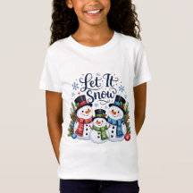 Let It Snow Family Snowmen