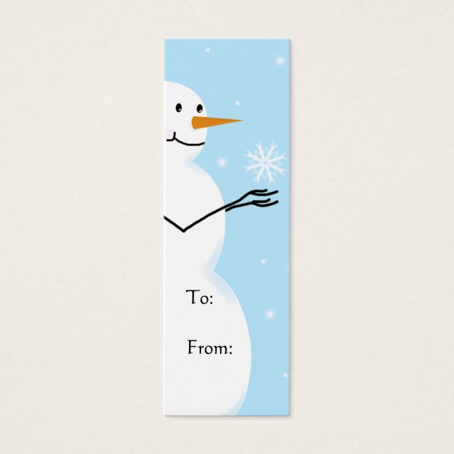 Let It Snow Gift Tags (Front)