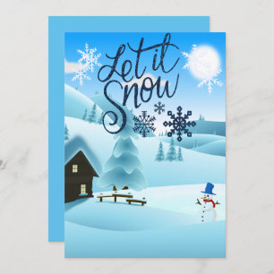 Let it Snow   Holiday Card