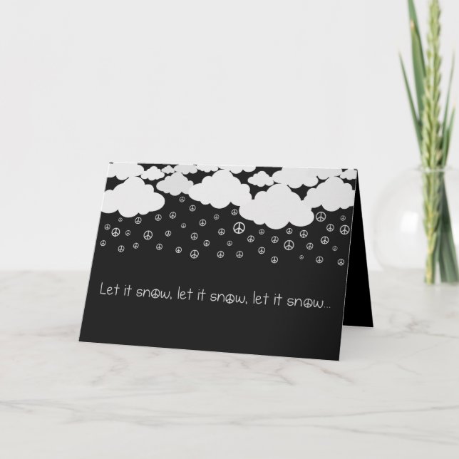 Let It Snow Holiday Card (Front)