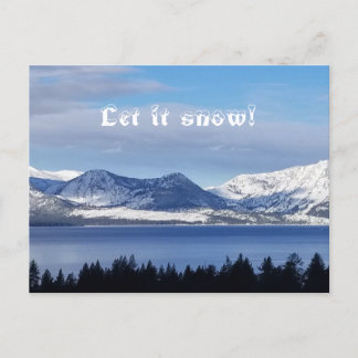 Let it Snow! Holiday Postcard
