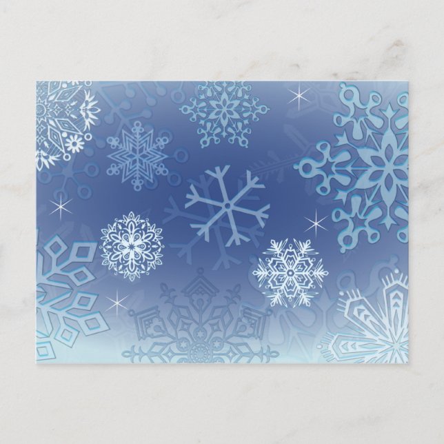 let it snow holiday postcard (Front)