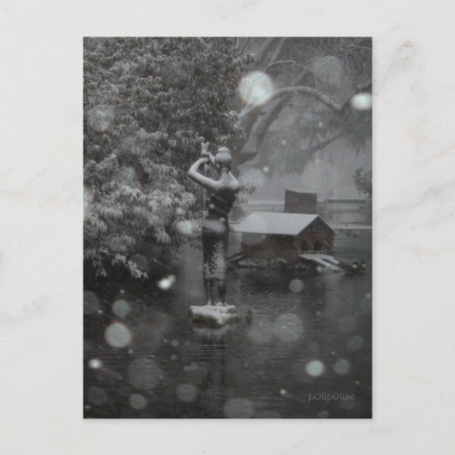 let it snow holiday postcard (Front)